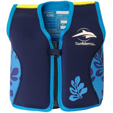 Konfidence Jacket Navy & Blue Palm for 4-5 years