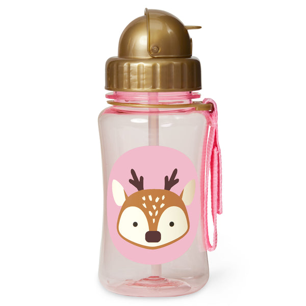 Skip Hop Drink Bottle - Deer Winter Straw Bottle.  Great Discount.